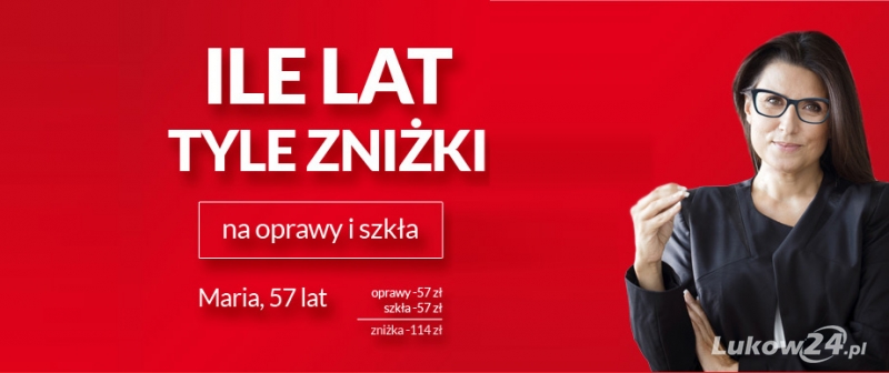 Każdy mieszkaniec Łukowa może zyskać i to nawet podwójnie! Okularium zaprasza - nowa promocja „Ile lat, tyle zniżki”! - Zdjęcie główne