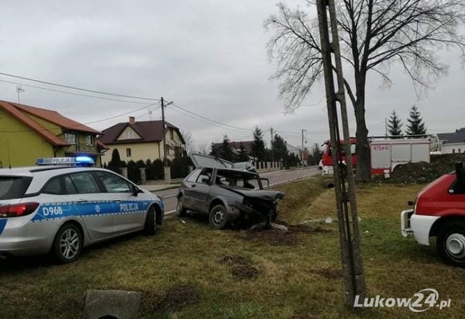 Wypadek w Starych Kobiałkach - Zdjęcie główne