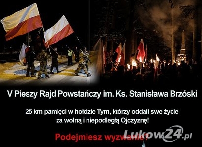 Gmina Łuków: Piąty raz powstańczym szlakiem - Zdjęcie główne