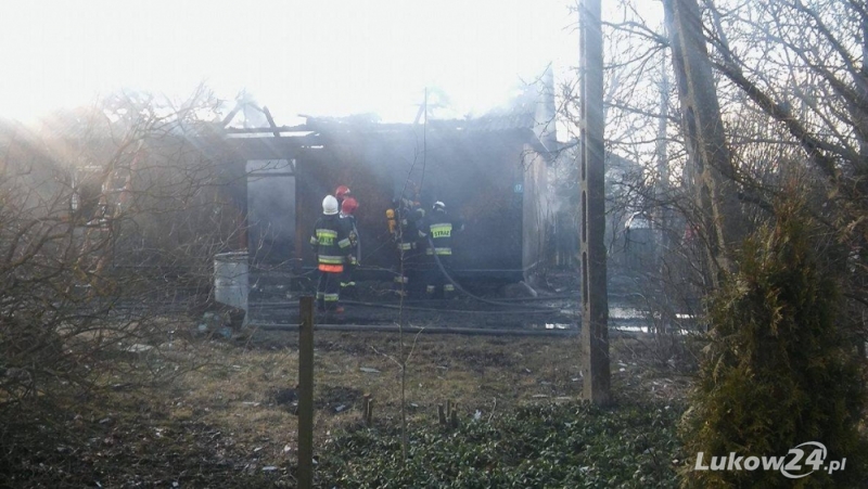 Spłonął dom w Jagodnem - Zdjęcie główne