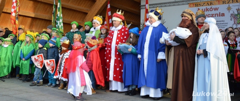 Kacper, Melchior i Baltazar maszerowali z łukowianami  - Zdjęcie główne