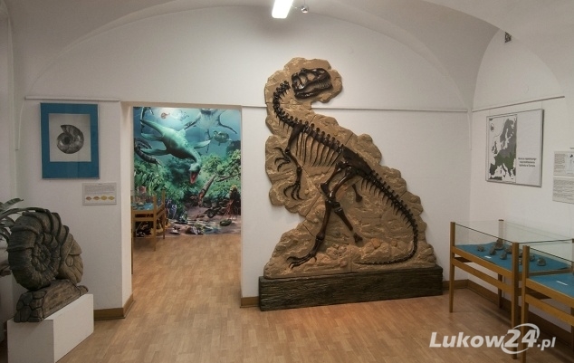 Szkielet dinozaura w łukowskim muzeum - Zdjęcie główne