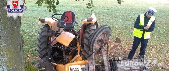 Śmiertelny wypadek na drodze powiatowej - Zdjęcie główne