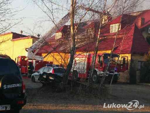 Pożar w Starych Kobiałkach - Zdjęcie główne