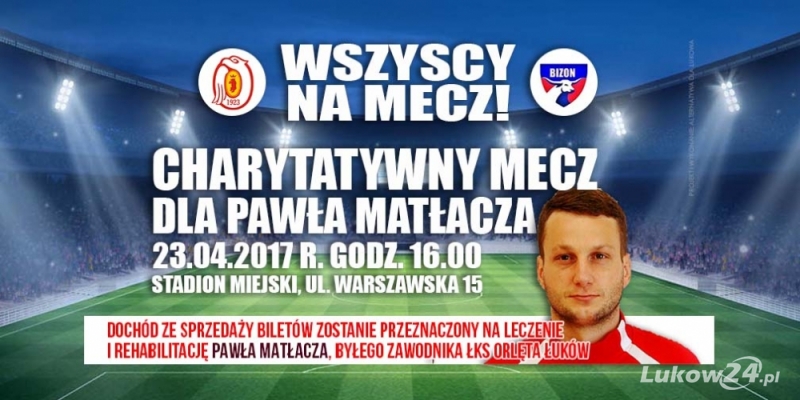 Charytatywny mecz dla Pawła Matłacza - Zdjęcie główne