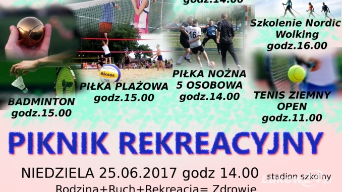 Zaproszenie na piknik rekreacyjny - Zdjęcie główne