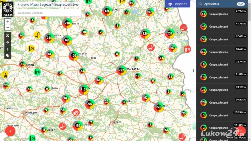 Mapa zagrożeń teraz ze wskazówkami mieszkańców - Zdjęcie główne