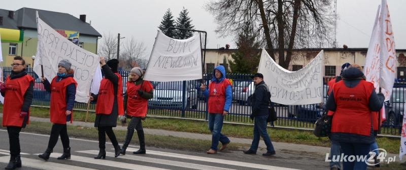 Blokowali drogę wojewódzką - Zdjęcie główne