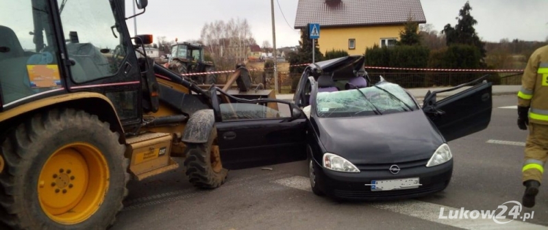 Wjechała pod linkę holowniczą. Wypadek w Bystrzycy - Zdjęcie główne