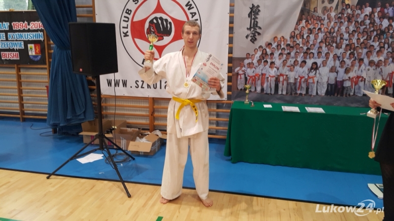 Sukces łukowianina w karate - Zdjęcie główne