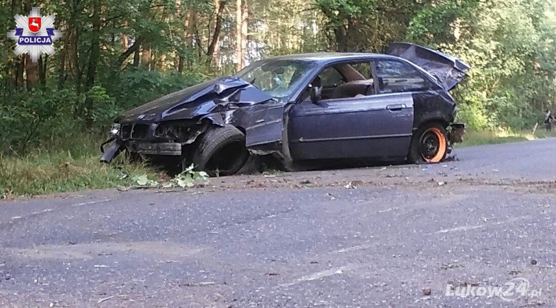 Jechał BMW, ściął kilka drzew - Zdjęcie główne