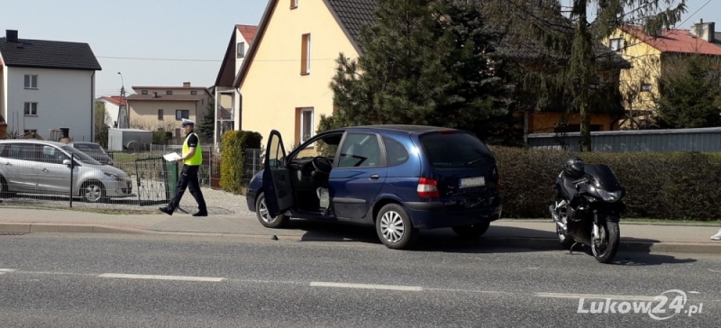 Potrącenie motocyklisty na Siedleckiej - Zdjęcie główne