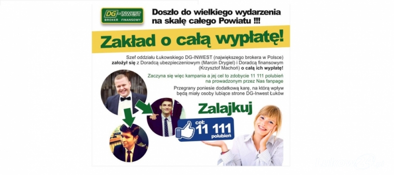 Założyli się o wypłatę, że zdobędą lajki na facebooku - Zdjęcie główne