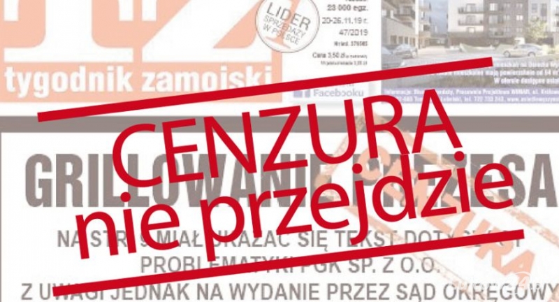 Cenzura nie przejdzie! Publikujemy zakazane teksty Tygodnika Zamojskiego. W geście solidarności - Zdjęcie główne