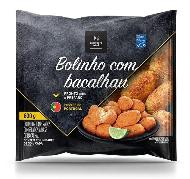 Bolinho com Bacalhau Member's Mark 600g