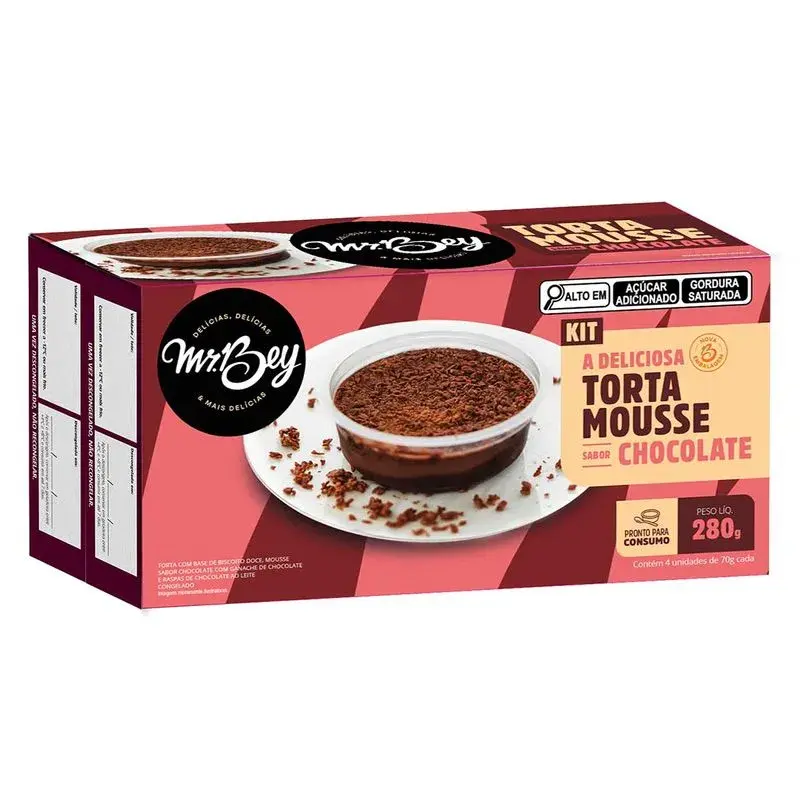 Torta Mousse Chocolate Mr Bey 280g