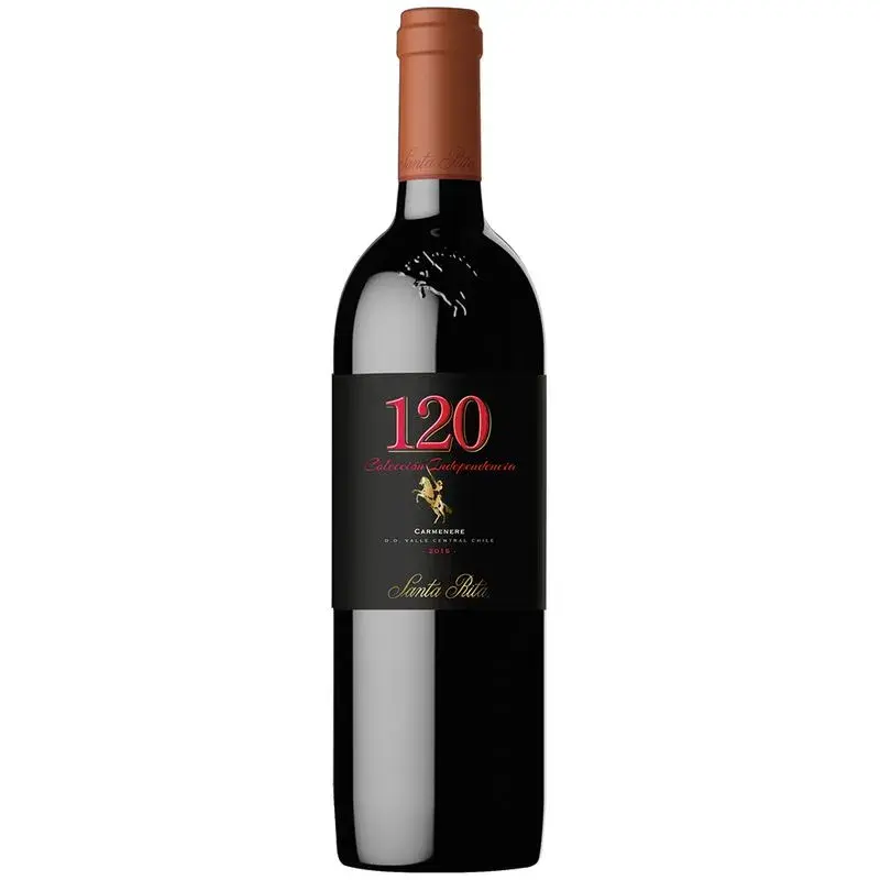 Vinho Tinto Chileno 120 Colección Indepencia Carménère Santa Rita 750ml
