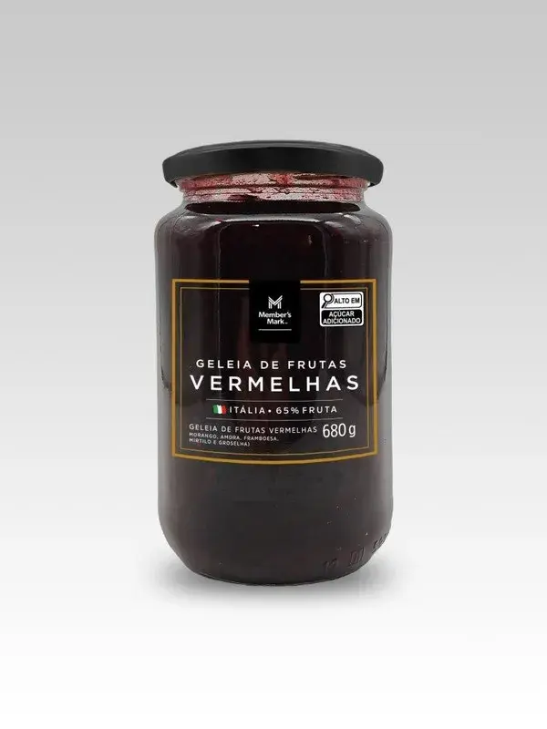 Geleia de Frutas Vermelhas Member's Mark Vidro 680g