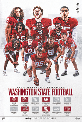 2025 Football Schedule Poster