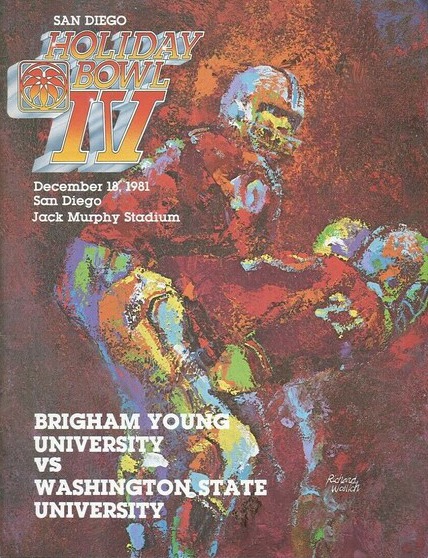 1981 Holiday Bowl Program cover