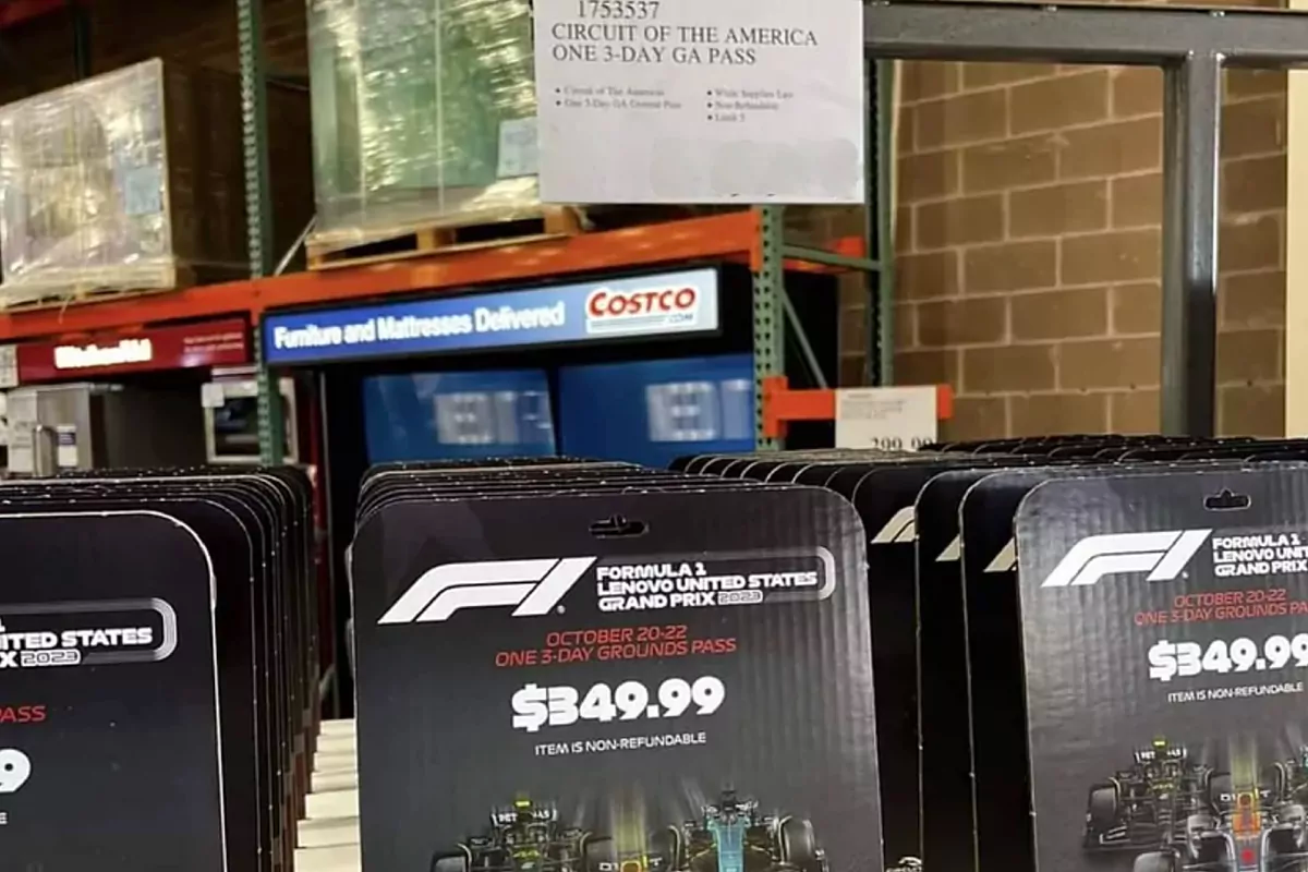 Here’s Why COTA are Selling Grand Prix Tickets At Costco