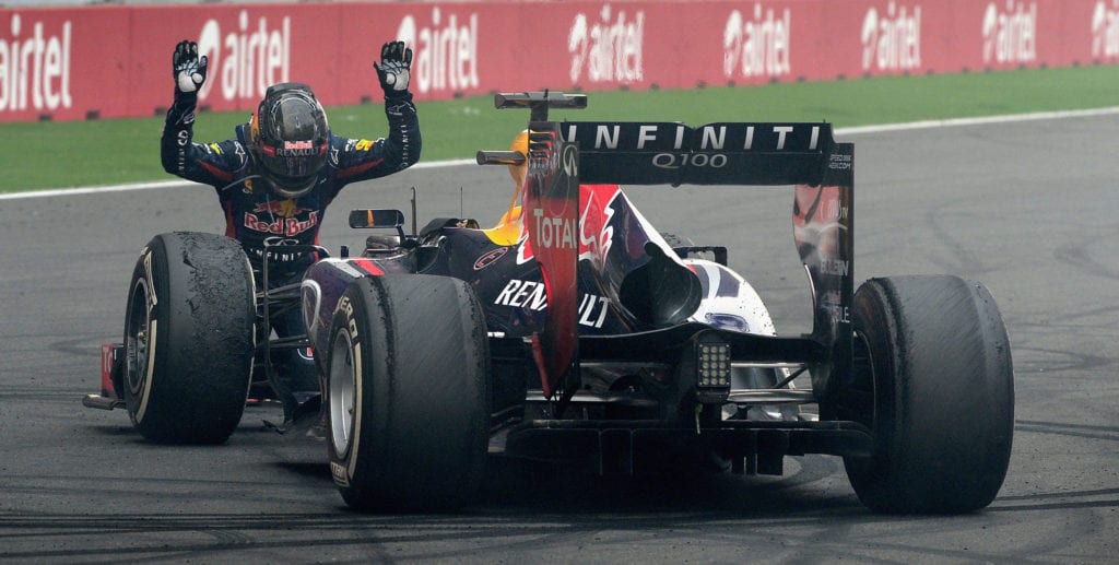 On This Day In F1 – Vettel Bowed To His Car As He Won His Fourth Title – WTF1