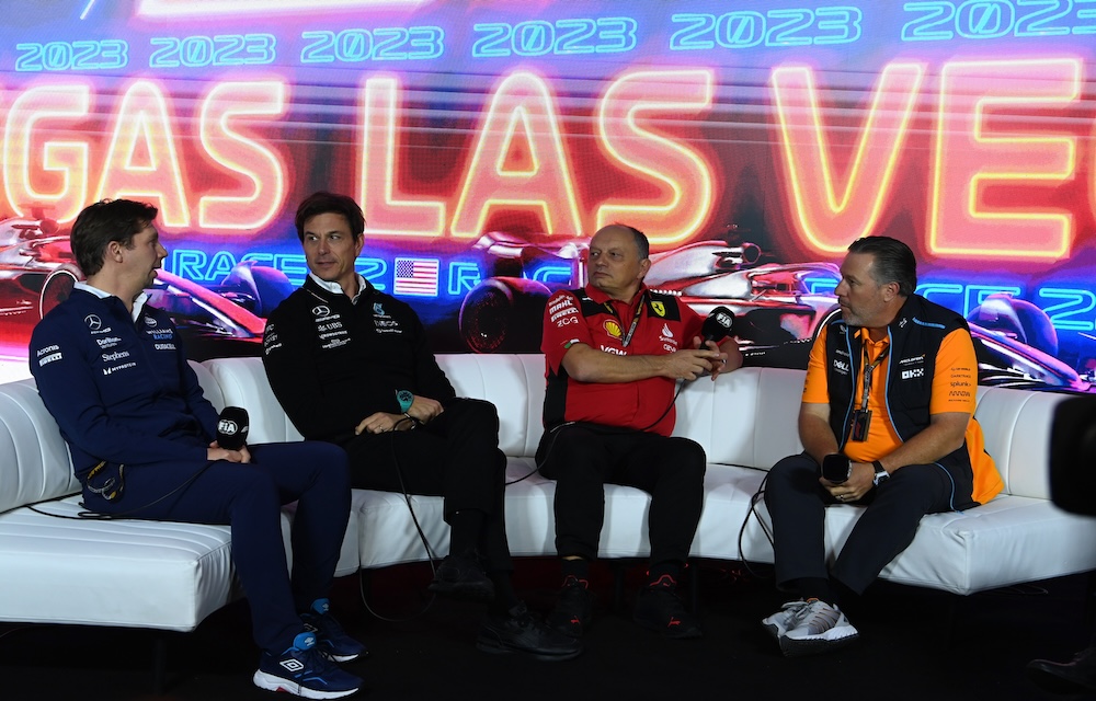 Two F1 Team Bosses Threw The Las Vegas Press Conference Into Disarray