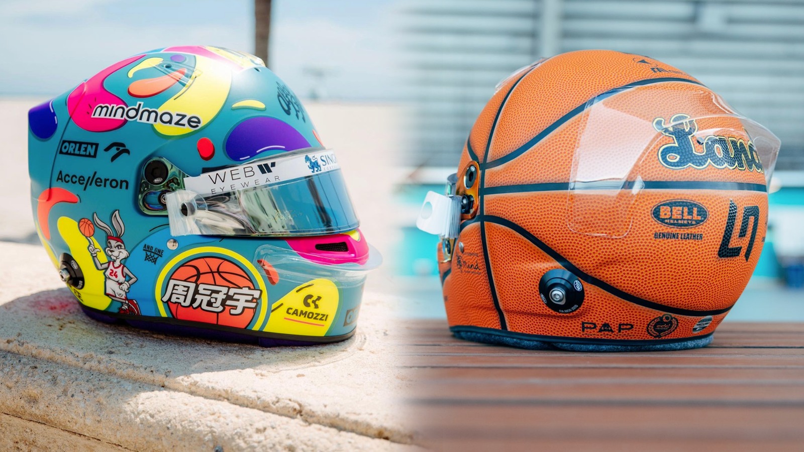 Here Are All The Special Miami Racing Helmets In F1 This Weekend WTF1