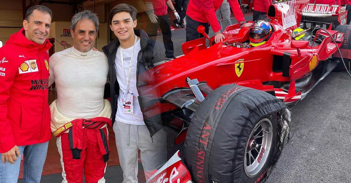 Juan Pablo Montoya Found Himself Behind The Wheel Of An F1 Car Again