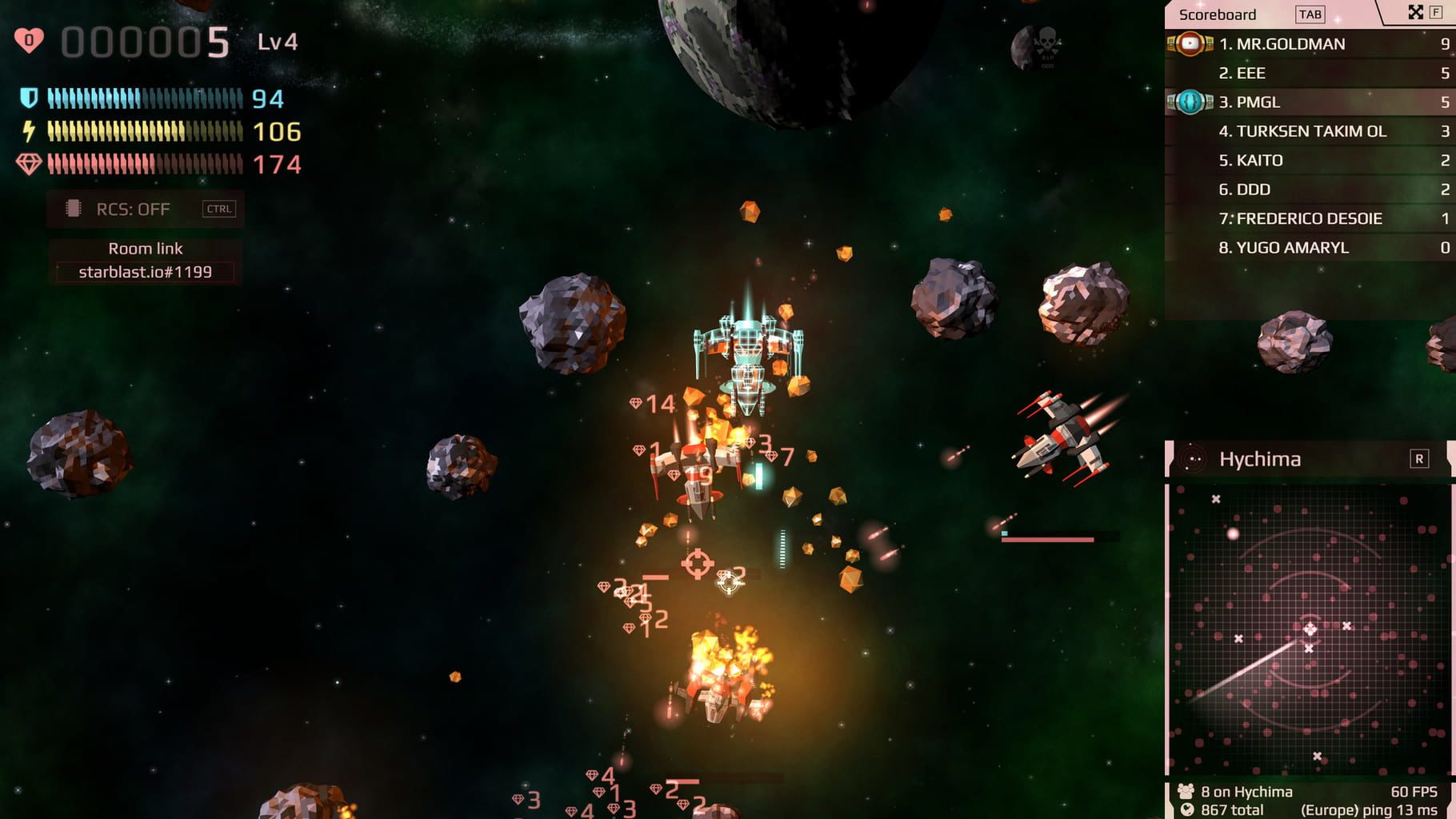 StarBlast.io - Free Online Game - Start Playing