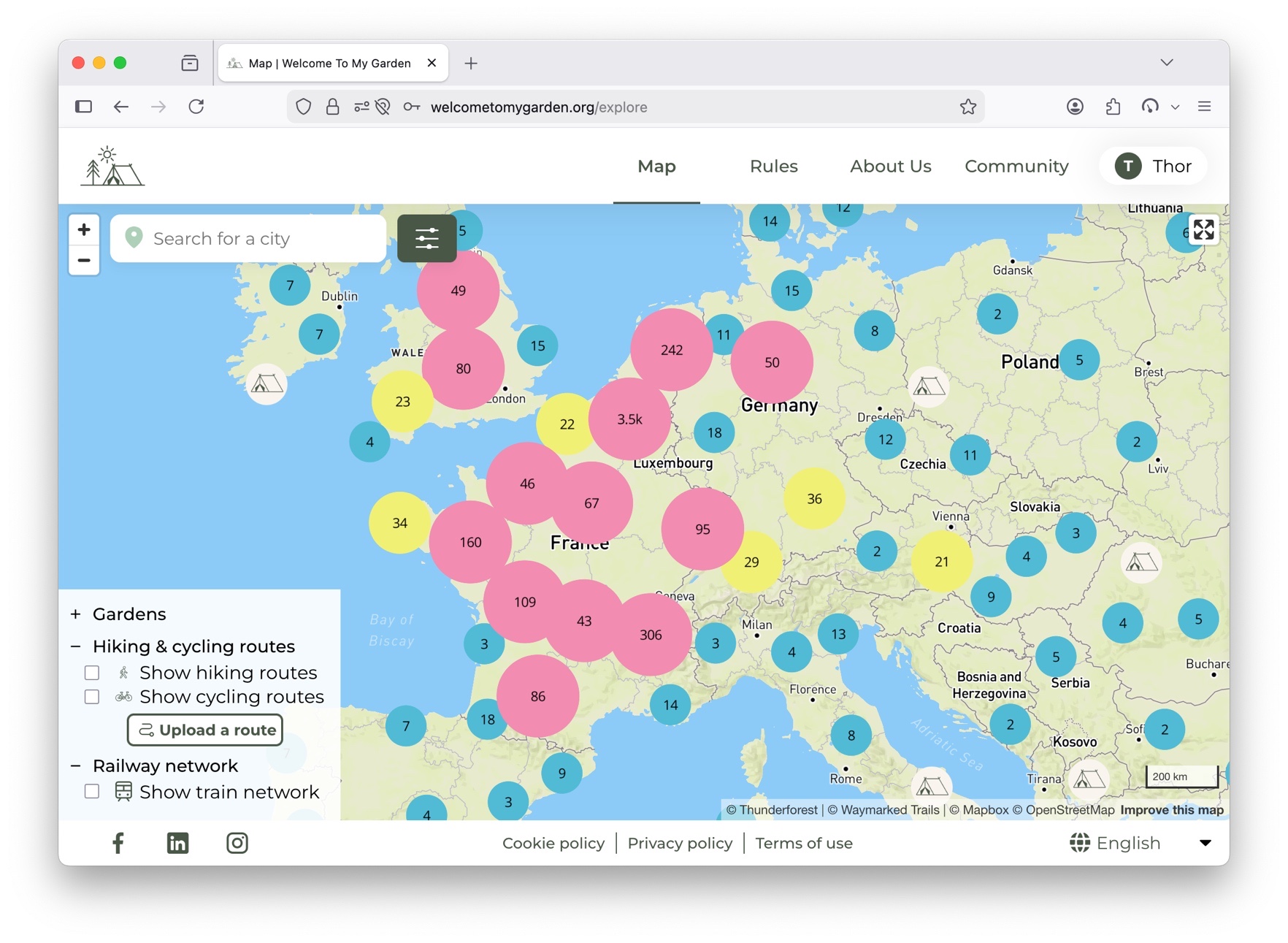 Screenshot of WTMG