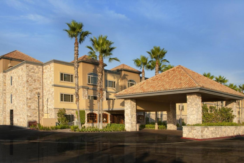 Hotel facade.