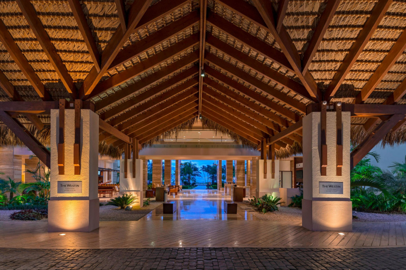 The main entrance