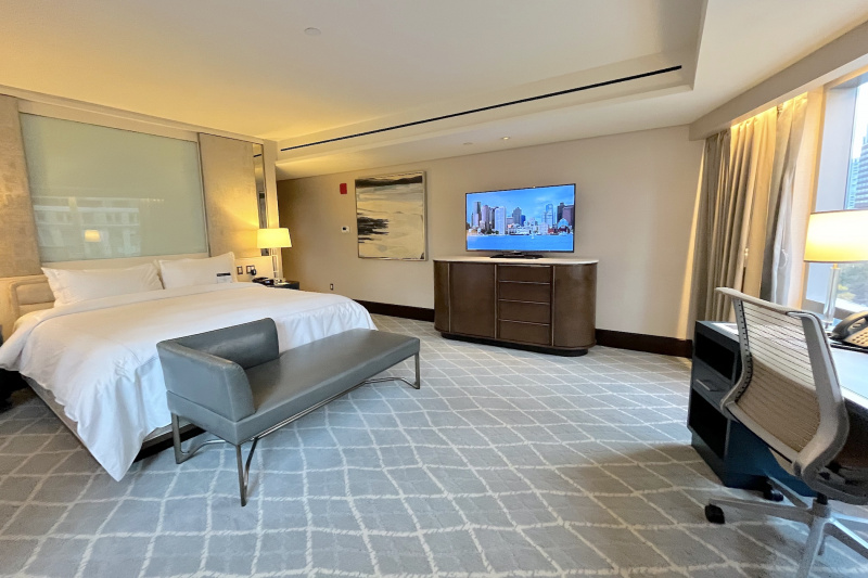 Accessible corner room