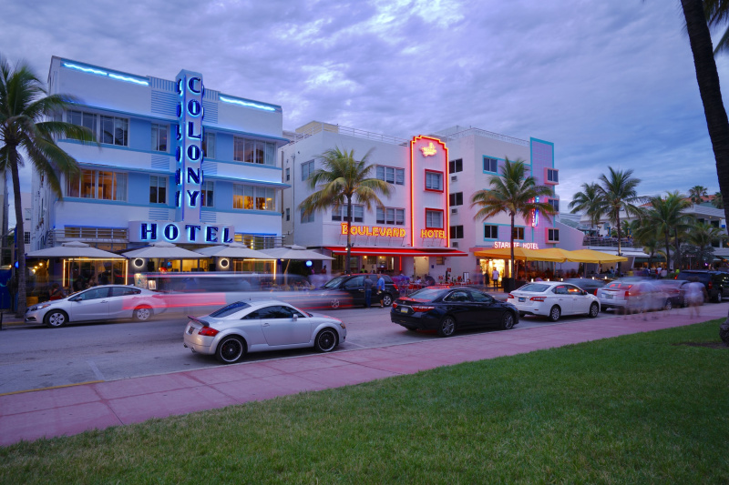 South Beach art deco district