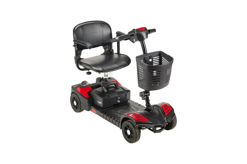 A four-wheel electric scooter available to rent