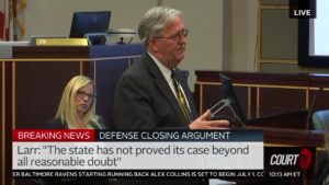 Attorney addresses the jury