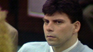 Lyle Menendez appears in court during his murder trial