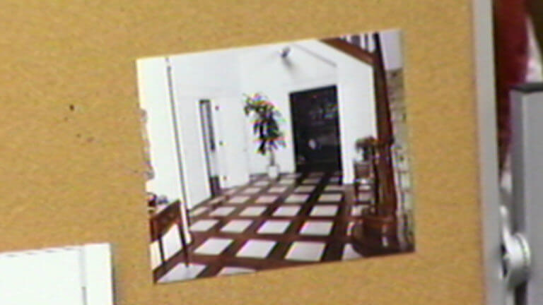 Evidence exhibit in the Menendez brothers' trial shows the interior of the Menendez home