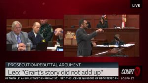 prosecutor addresses the jury, grant amato in double box