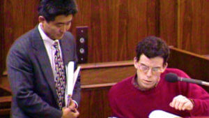 Erik Menendez testifies during his murder trial