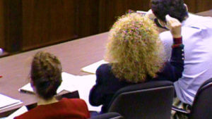 Leslie Abramson addresses the court during the Menendez brothers' trial