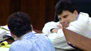 The Menendez brothers appear in court during their trial