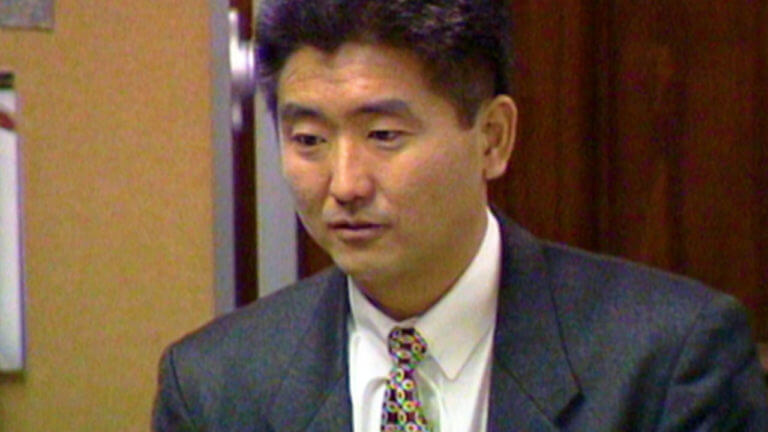 Lester Kuriyama delivers his closing argument in the case against Erik Menendez