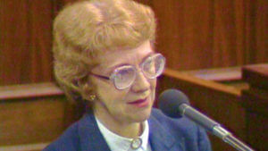 Dr. Ann Wolbert Burgess takes the stand in the Menendez brothers' trial