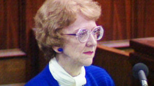Dr. Ann Wolbert Burgess testifies in the Menendez brothers murder trial