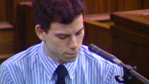 Erik Menendez testifies during his murder trial