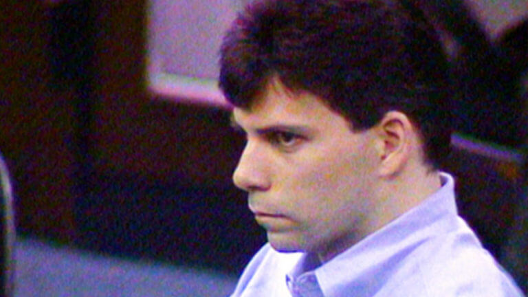 Lyle Menendez appears in court during his murder trial