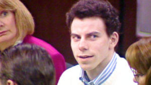 Erik Menendez appears in court during his murder trial