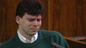Lyle Menendez testifies during his murder trial